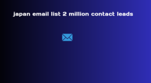 japan email list 2 million contact leads