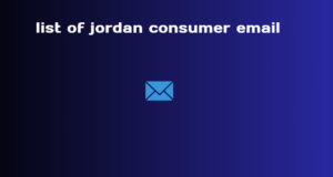 list of jordan consumer email