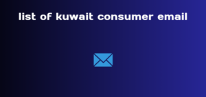 list of kuwait consumer email