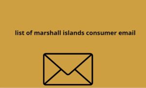 list of marshall islands consumer email